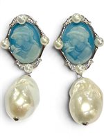 Boucles d'oreilles Mandile 1922 Femme Cammei  in Argent Conchiglia 2CEPC124284